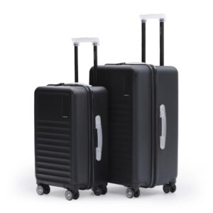US.Street 🇺🇸 American Style Premium Black Hard Shell Trolley Set (Set of 2)