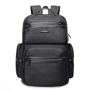 Premium Black Multi-Compartment Laptop Backpack – Waterproof Travel & Office Bag for Men & Women