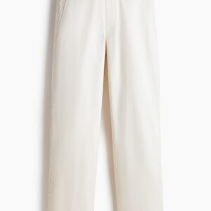 Men’s Premium Cream Formal Trousers – Regular Fit Smart Casual Pants