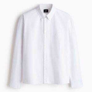 Men’s Classic White Formal Shirt – Full Sleeve Regular Fit Premium Cotton