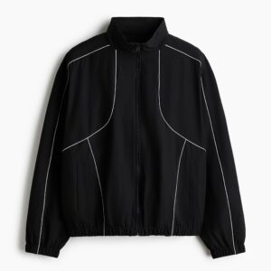 Premium Black Sports Track Jacket for Men