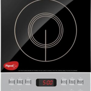 Pigeon Brio+ Induction Cooktop – Fast Cooking, Touch Control & Preset Menus