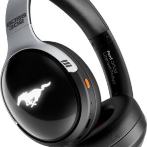 Ford Official Licensed BOSS 302 Wireless Over-Ear Headphones – Premium Bass, Bluetooth Connectivity & Noise Isolation