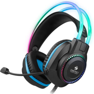 Zebronics RGB Gaming Headset with Mic – Surround Sound, Noise Isolation & Comfortable Over-Ear Design