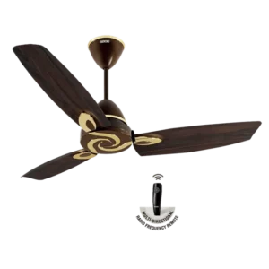 Modern Decorative 3-Blade Ceiling Fan with Remote Control – Premium Wooden Finish Energy Saving Fan for Home & Bedroom